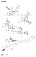 BEQUILLE (DR Z400S:M3:E33) pour Suzuki DR-Z 400 2023
