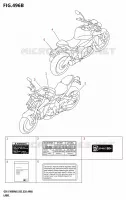 ETIQUETTE (E03) pour Suzuki GSX-S 1000 2025