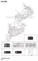 ETIQUETTE (E28) pour Suzuki GSX-S 1000 2025