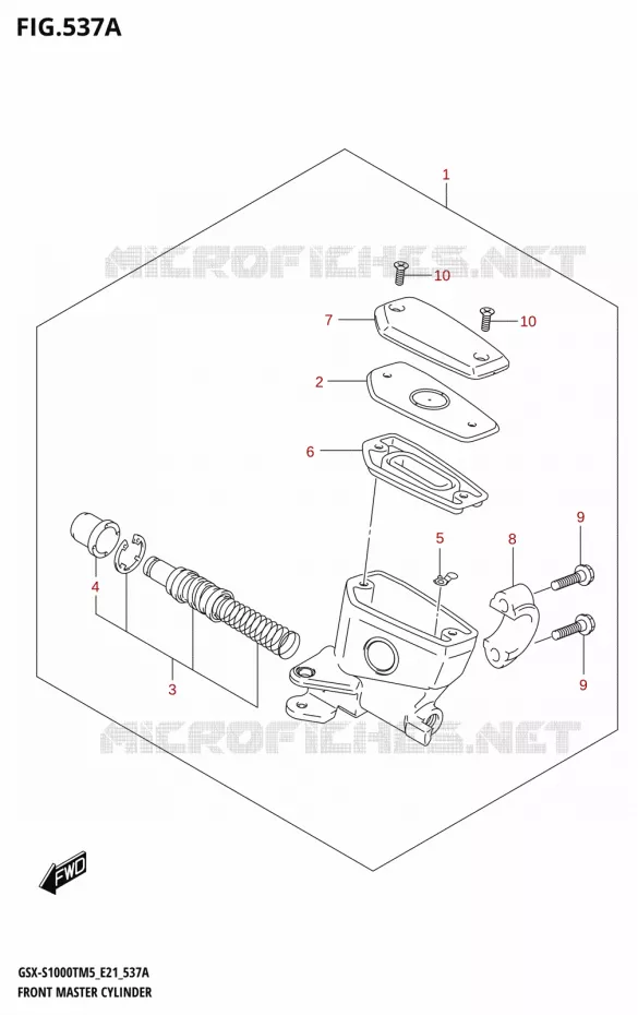 MAITRE CYLINDRE AVANT Suzuki MOTO 1000 GSX-S 2025  GSX-S1000TRQM5 E21 2025 M5 (E21)