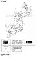 ETIQUETTE (E03) pour Suzuki GSX-S 1000 2025