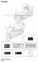 ETIQUETTE (E28) pour Suzuki GSX-S 1000 2025