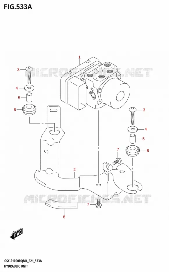 SYSTÈME ABS Suzuki MOTO 1000 GSX-S 2024  GSX-S1000RQ M4 (E21)