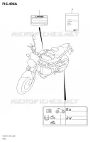 ETIQUETTE (SV650A:L7:E02) pour Suzuki SV 650 2017