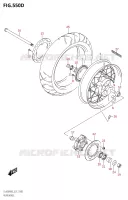 ROUE ARRIERE (DL650XAU:M3:E21) pour Suzuki V-STROM 650 2023
