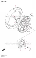ROUE AVANT (DL650XAU:M3:E21) pour Suzuki V-STROM 650 2023