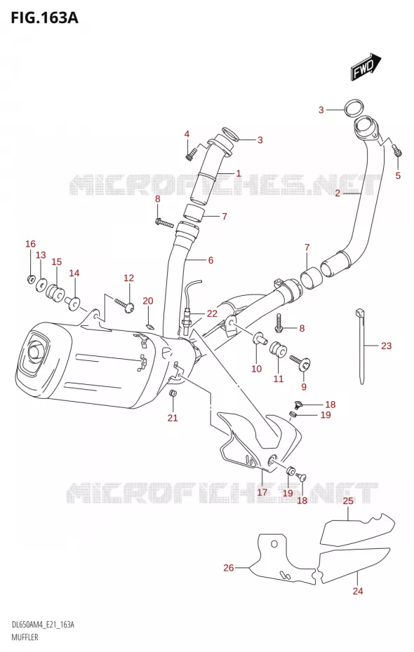 SILENCIEUX Suzuki MOTO 650 V-STROM 2024  DL650AM4