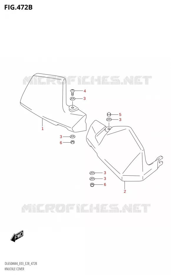 PROTEGES MAINS (DL650XA:M4:E28) Suzuki MOTO 650 V-STROM 2024  DL650AM4