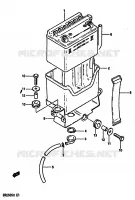 BATTERIE (E2,E4,E15,E18,E21,E22,E25,E39) pour Suzuki DR 250 1987