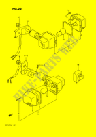 CLIGNOTANTS (E1, E24, E4 ~F.NO.106478) pour Suzuki DR 125 1985