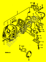 FEU ARRIERE (E39) pour Suzuki DR 250 1986