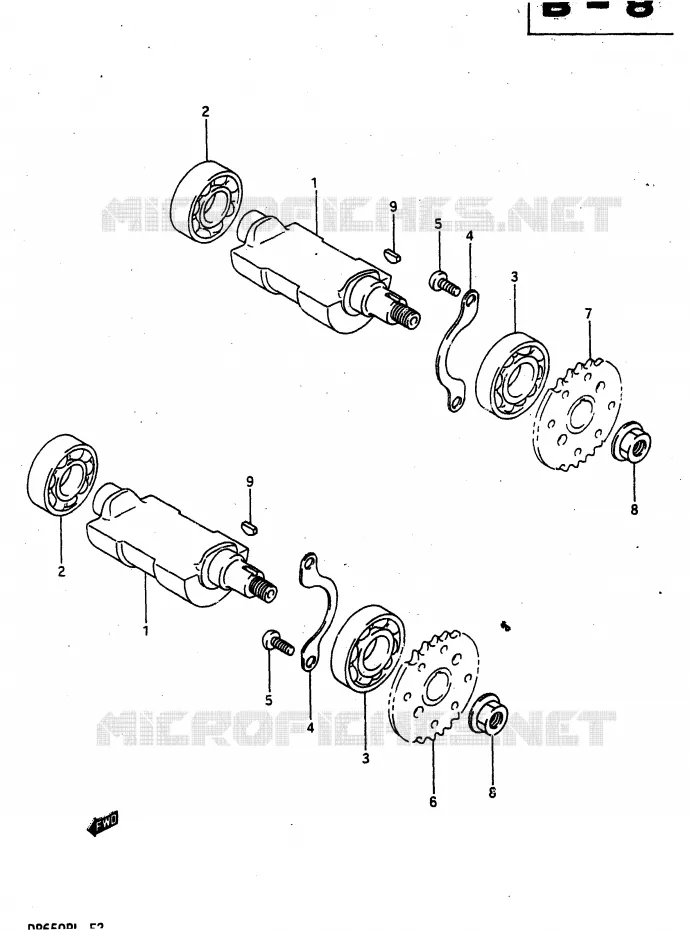 BALANCIER Suzuki MOTO 650 DR 1990  DR650RUL(L)