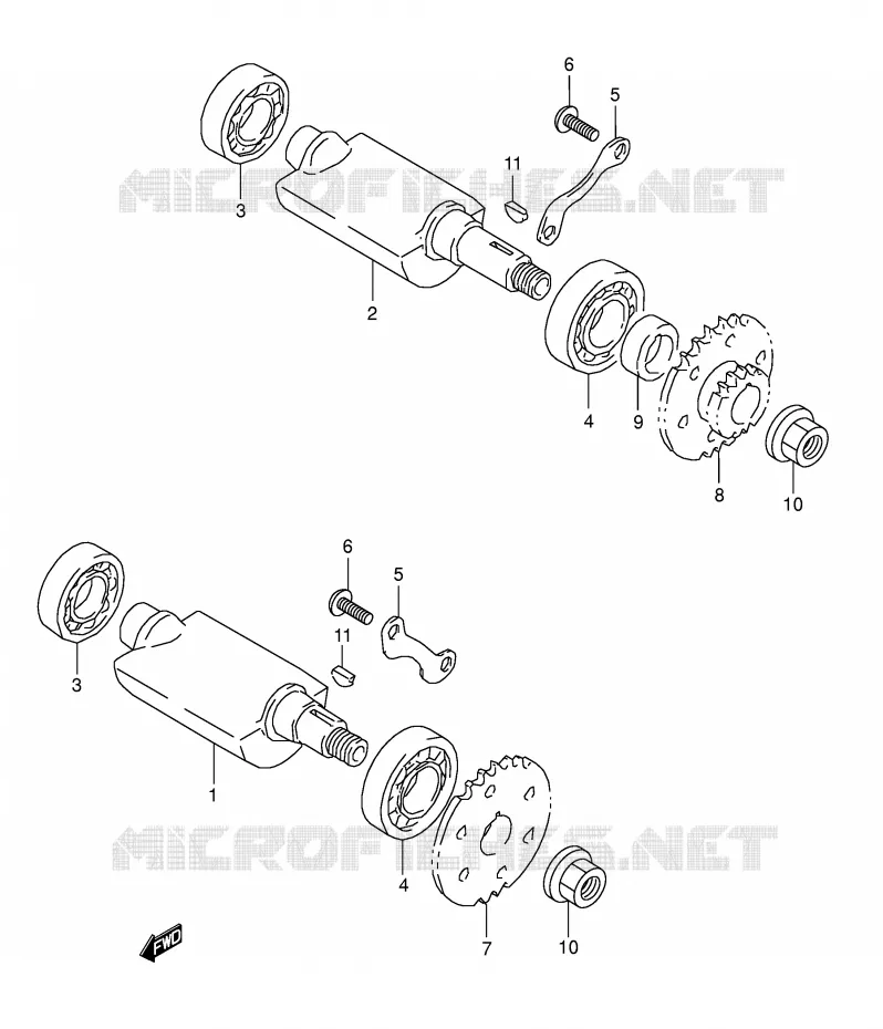 BALANCIER Suzuki MOTO 800 DR 1991  DR800SUM(E4)