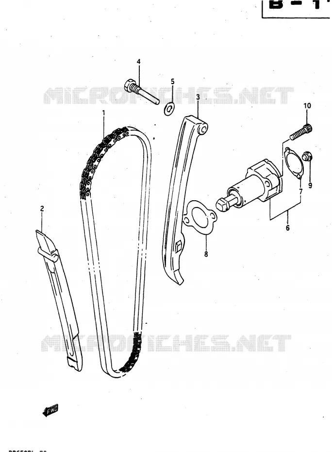 DISTRIBUTION Suzuki MOTO 650 DR 1990  DR650RUL(L)