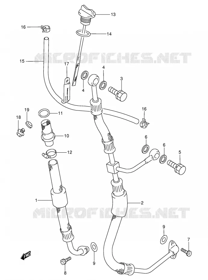 DURITE D'HUILE Suzuki MOTO 350 DR 1995  DR350SES(E2)
