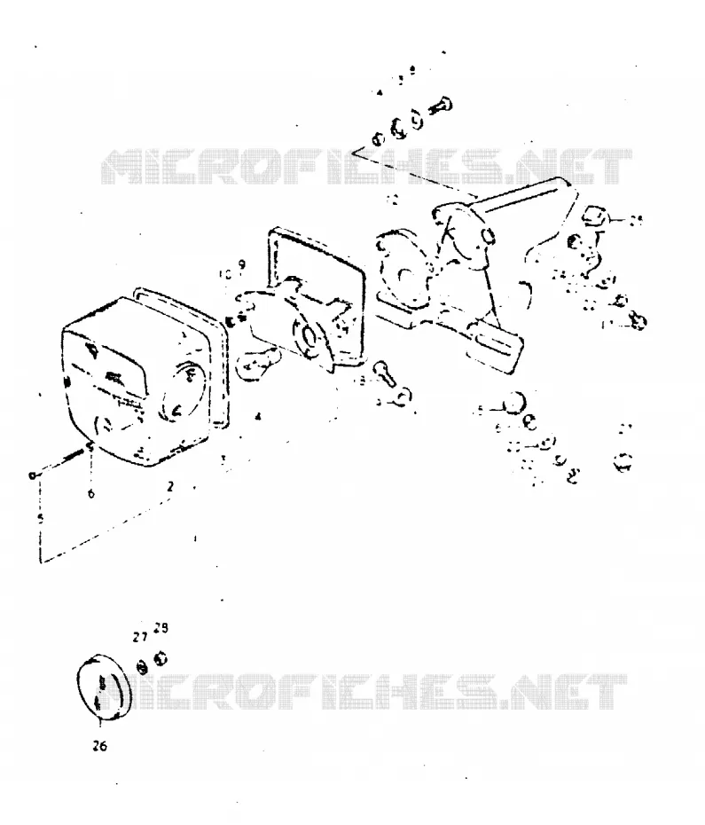 FEU ARRIERE (E17) Suzuki MOTO 400 DR 1981  DR400SX(T/X)