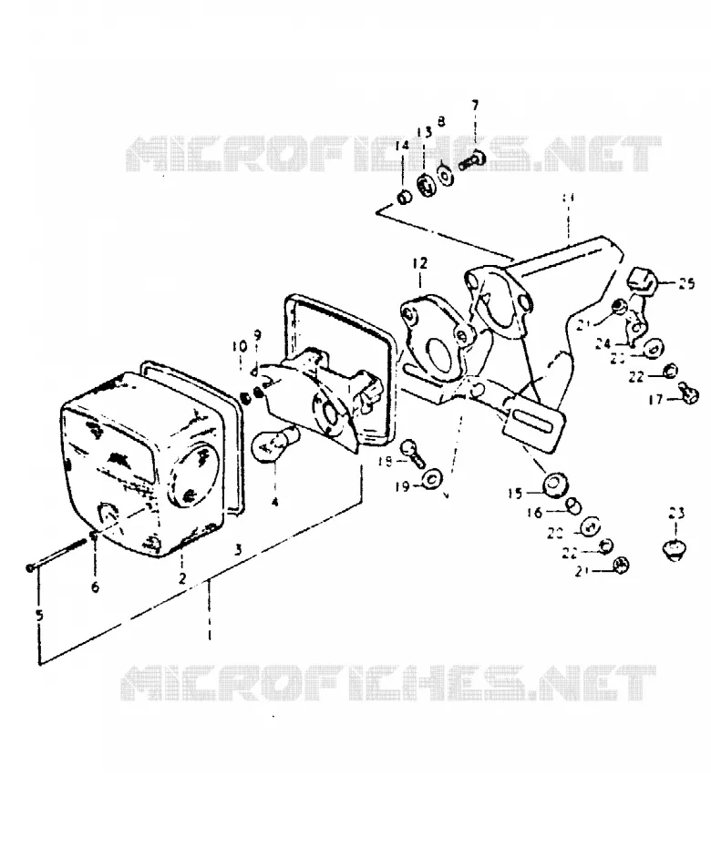 FEU ARRIERE Suzuki MOTO 400 DR 1981  DR400SX(T/X)