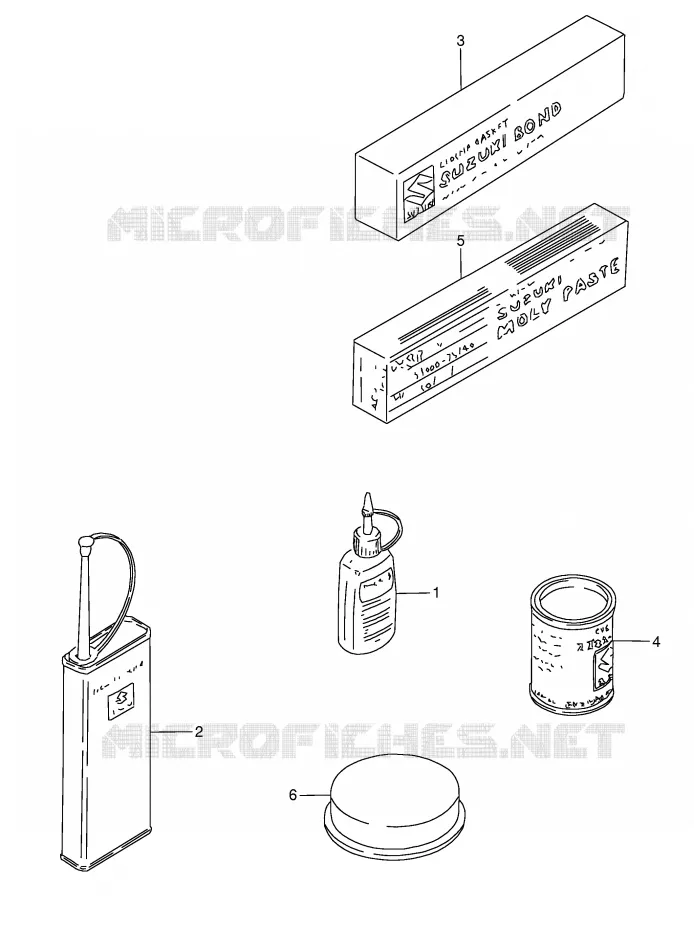 OPTIONS Suzuki MOTO 350 DR 1992  DR350N(E3)