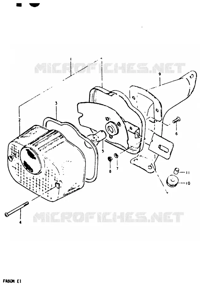 PIECES MARCHES SPECIAUX (E2) Suzuki SCOOTER 80 FR 1981  FR80N(M/B/N)