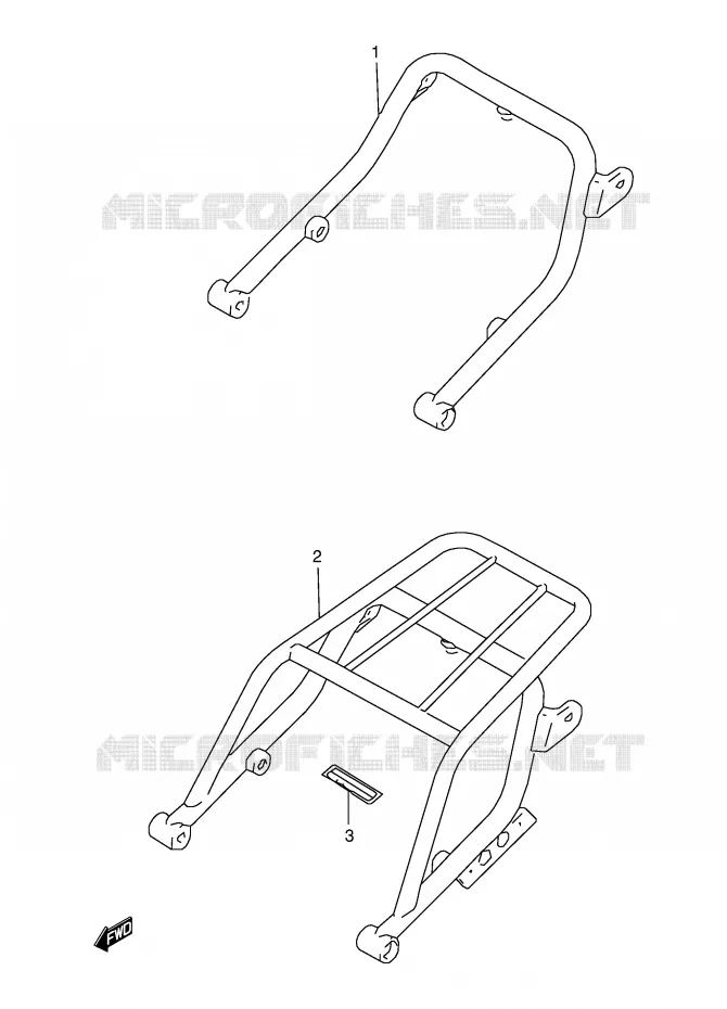 POIGNEE ARRIERE Suzuki MOTO 350 DR 1995  DR350SES(E2)