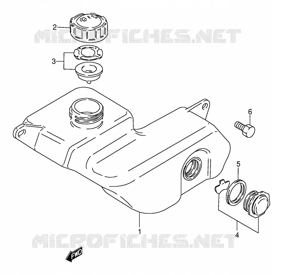RESERVOIR D'HUILE Suzuki MOTO 80 DS 1997  DS80V(E24)