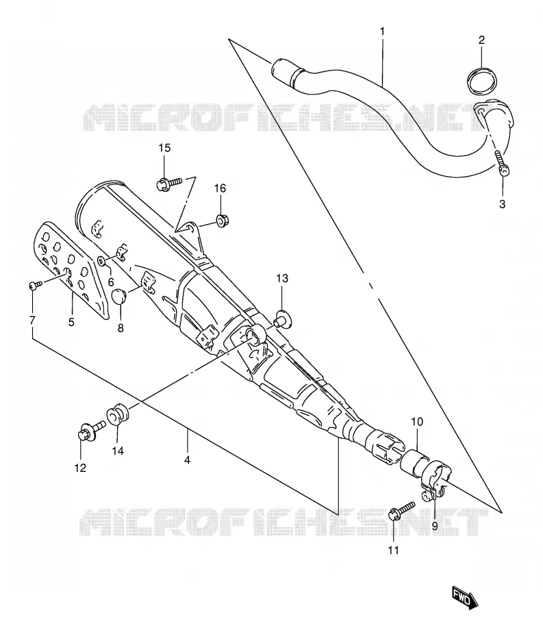 SILENCIEUX Suzuki MOTO 125 DR 1999  DR125SEUX(E4)
