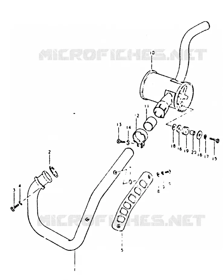 SILENCIEUX Suzuki MOTO 400 DR 1981  DR400SX(T/X)