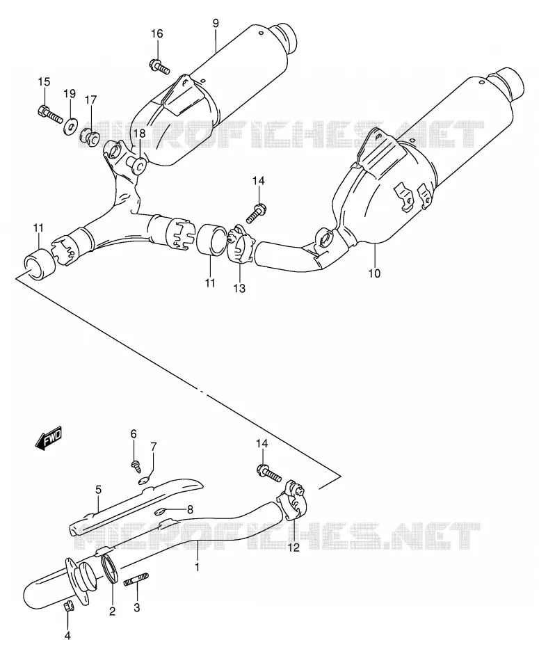 SILENCIEUX Suzuki MOTO 650 DR 1995  DR650RSES(E4)