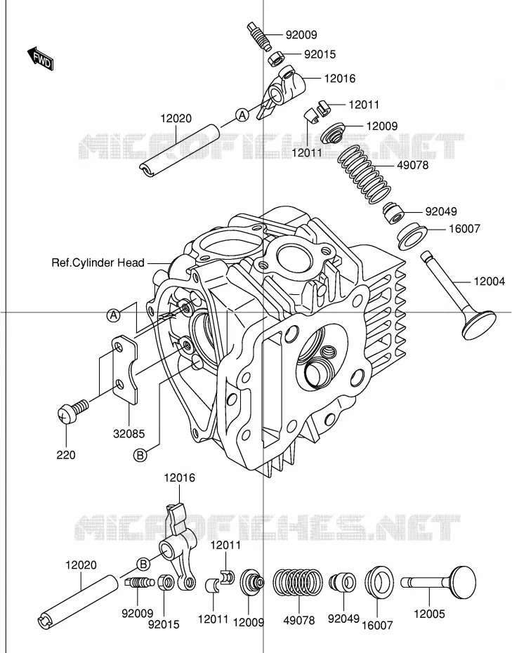 SOUPAPE Suzuki MOTO 110 DR-Z 2003  DR-Z110K3(E28)
