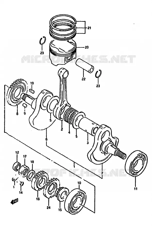 VILEBREQUIN Suzuki MOTO 350 DR 1993  DR350SP(L/M/N/P/R)
