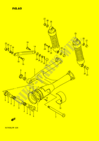 BRAS OSCILLANT ARRIERE (MODELE G F.NO.100110~) pour Suzuki INTRUDER 750 1990