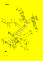 BRAS OSCILLANT ARRIERE (MODELE H/J/K/L/M) pour Suzuki INTRUDER 750 1987