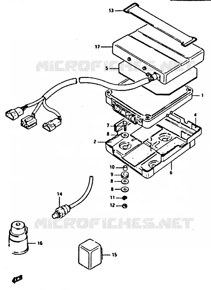 BOITIER CDI Suzuki MOTO 650 XN85-T 1983  XN85D
