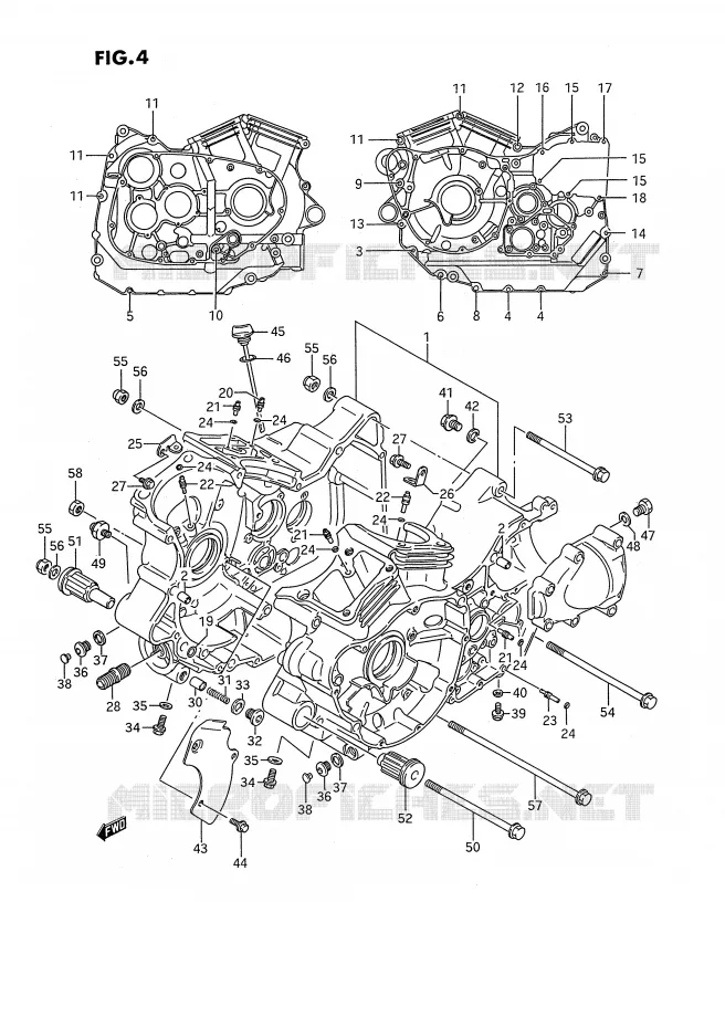 CARTER Suzuki MOTO 1400 INTRUDER 1994  VS1400GLPR(E2)