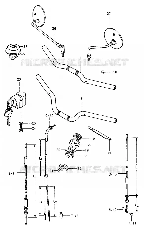 GUIDON Suzuki MOTO 50 ZR 1999  ZR50KEX(X)
