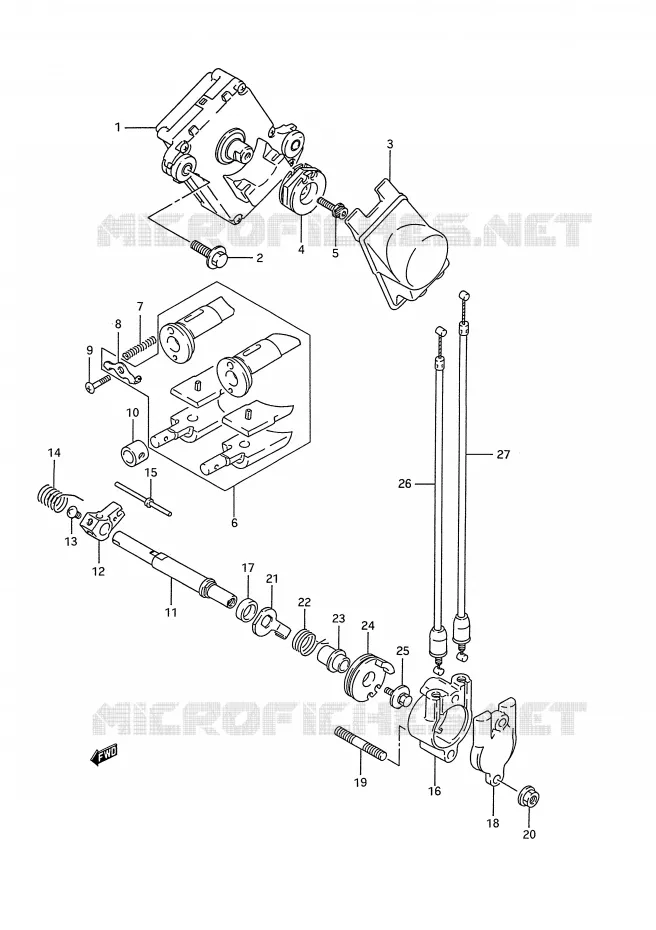 VALVE D'ECHAPPEMENT (MODELE M/N) Suzuki MOTO 200 TS-R 1992  TS200RN(E28)