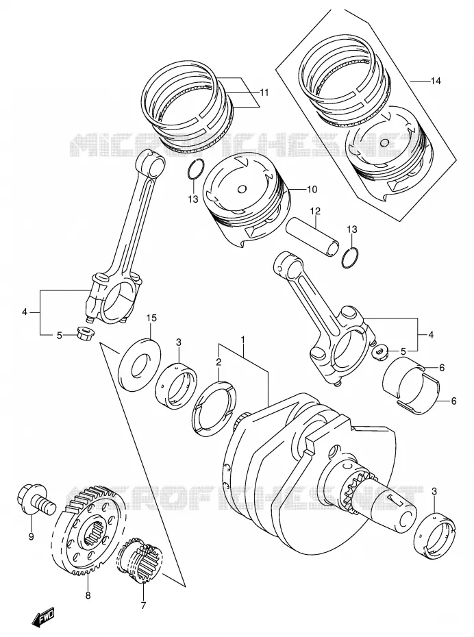 VILEBREQUIN Suzuki MOTO 800 VOLUSIA 2004  VL800K4(E2)