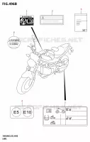 ETIQUETTE (E19) pour Suzuki SV 650 2023