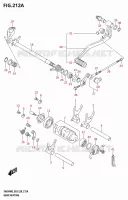 ENSEMBLE DE SELECTION DE VITESSES (SV650,SV650A) pour Suzuki SV 650 2023