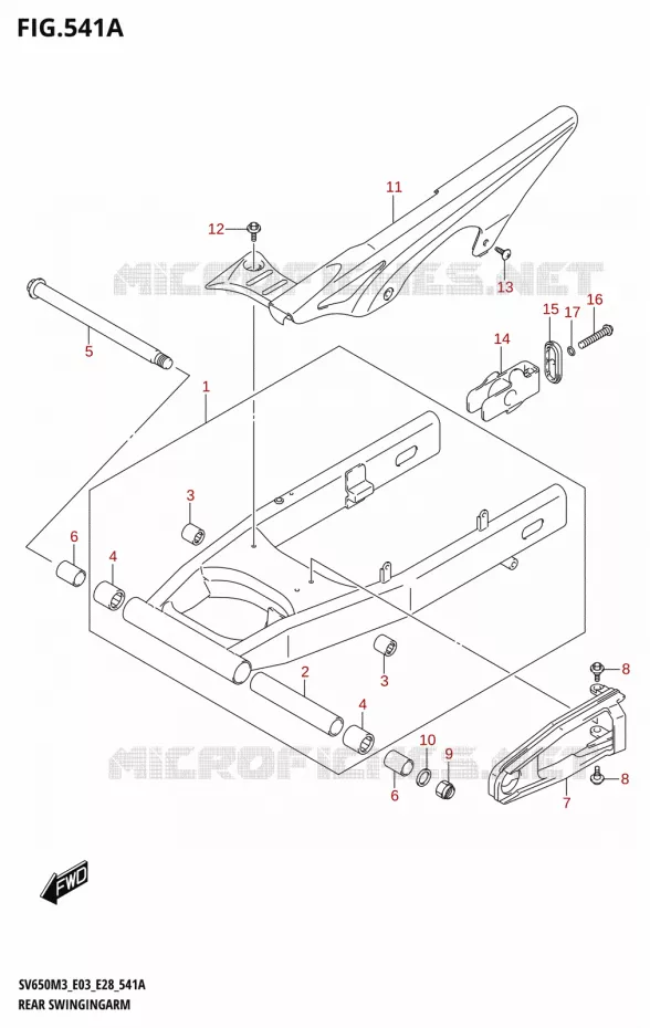 BRAS OSCILLANT Suzuki MOTO 650 SV 2023  SV650A 2023 M3 (E28)