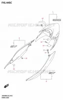 CARENAGES (SV650AU:M4:E02) pour Suzuki SV 650 2024