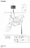 ETIQUETTE (SV650A:M4:E02) pour Suzuki SV 650 2024