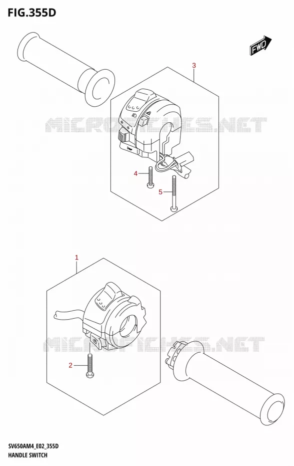 COMMODOS (SV650AU:M4:E19) Suzuki MOTO 650 SV 2024  SV650AM4 E19 2024 M4 (E19)