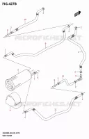 SYSTÈME DE RECYCLAGE VAPEURS CARBURANT (SV650A:M4:E33) pour Suzuki SV 650 2024