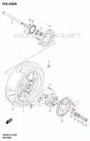 ROUE ARRIERE (SV650A) pour Suzuki SV 650 2025