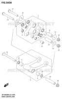 BIELLETTE DE SUSPENSION ARRIERE pour Suzuki DR-Z 400 2025