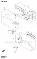 LEVIERS   POIGNEES (DL1050RJ) pour Suzuki V-STROM 1050 2024