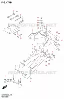 GARDE BOUE ARRIERE (DL1050RJ) pour Suzuki V-STROM 1050 2025