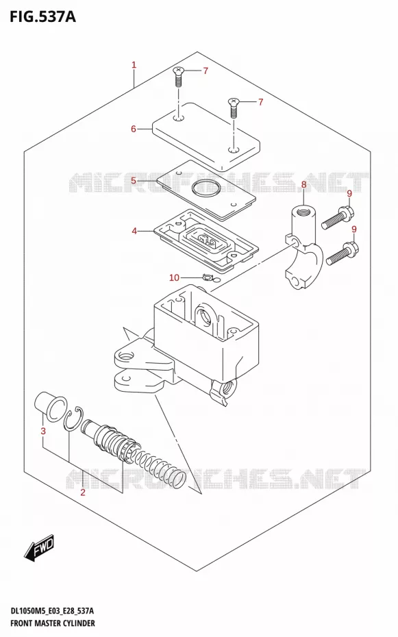 MAITRE CYLINDRE AVANT Suzuki MOTO 1050 V-STROM 2025  DL1050RJ 2025 M5 (E28)