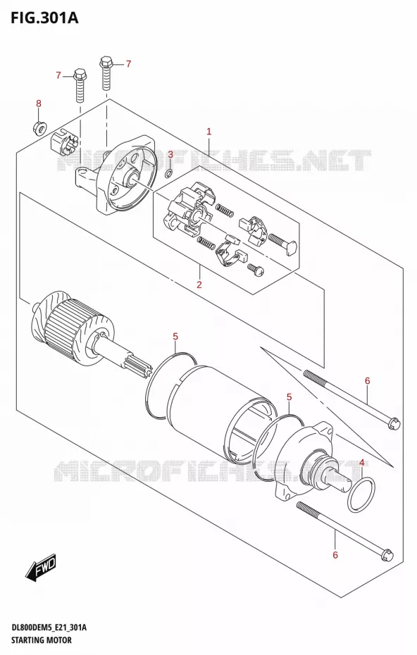 DEMARREUR Suzuki MOTO 800 V-STROM 2025  DL800DERC 2025 M5 (E21)